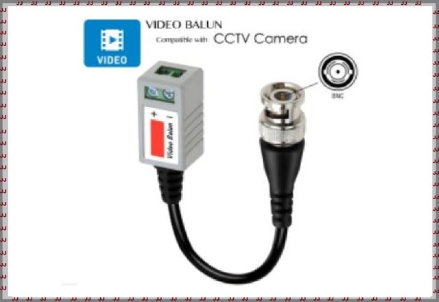 1 Par de Video Balun Passivo Cftv Conversor Utp Hd Ahd-tvi-cvi - Foto 3