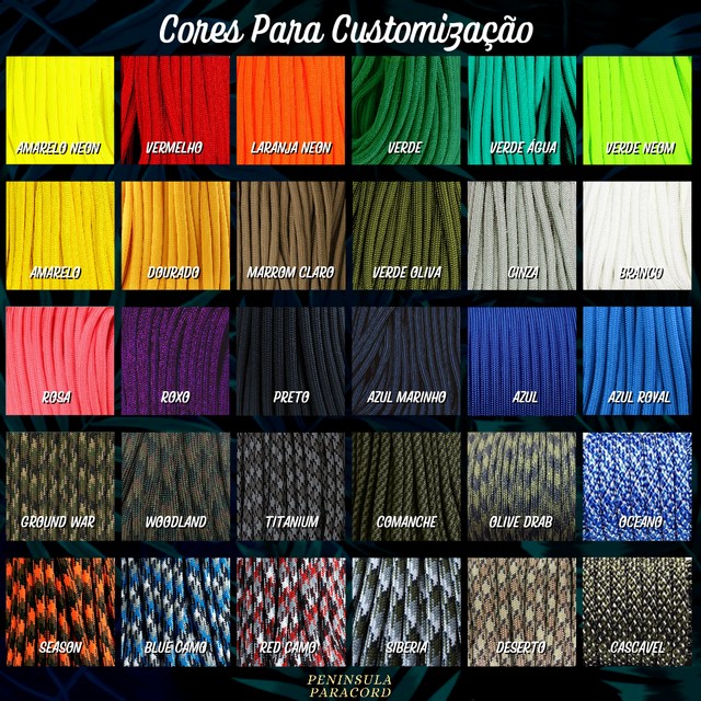 Chaveiro de Bolinha Monkey's Fist corda Paracord 550 Artesanal e Customizável em Cores 60 - Foto 6