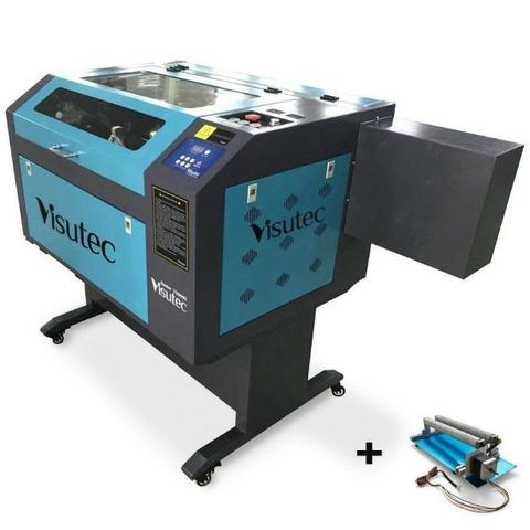 Máquina Router Laser cnc VS6040 Corte e Gravação Completa 60x40cm 60W Com Eixo Rotativo - Foto 3