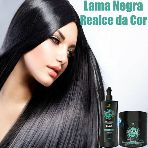 Kit Para Cabelos Pretos Kit Black Vulvânia Lama Negra Hábito Cosméticos 923 - Foto 4