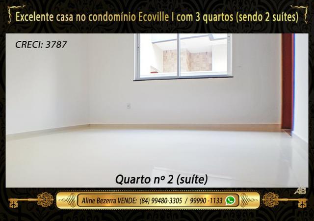 Casa com 3 quartos sendo 2 suítes no Ecoville, alta qualidade, aceita financiamento - Foto 12