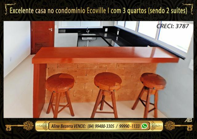Casa com 3 quartos sendo 2 suítes no Ecoville, alta qualidade, aceita financiamento - Foto 8