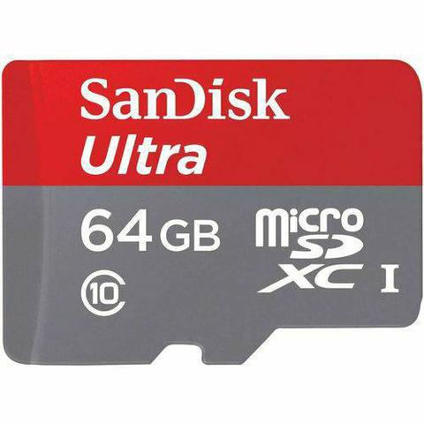 Cartão Micro Sd 64gb Ultra Sandisk 80mb/s Classe 10 Original - Foto 2