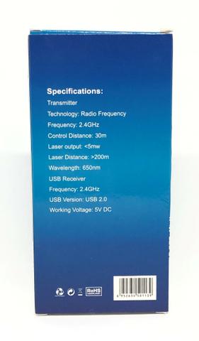 Caneta Laser Controle Sem Fio Power Point Apresentador Slide Nova na Caixa - Foto 2