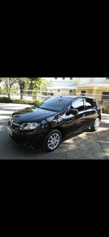 Sandero 1.0 Expression 2015 Preto - Foto 2