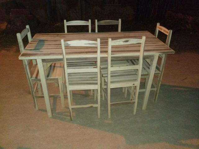 Conjunto de mesas c/ cadeiras - Foto 5