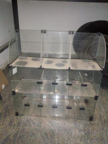 Baleiro de vidro novo