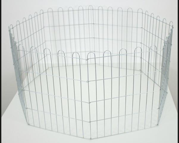 Cercado Pet Para Cachorros Cães Coelhos Gatos 10 Lados Altura 60 cm Cromado - Foto 2