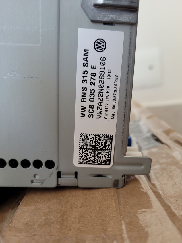 Central Multimidia Original Rns 315 Para Jetta, Tiguan, Fox