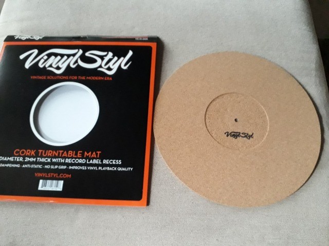 Tapete para bandeja de Toca-Discos em cortiça Vinyl Styl