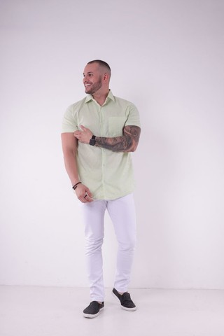 Calça Masculina Brim c/ Lycra 