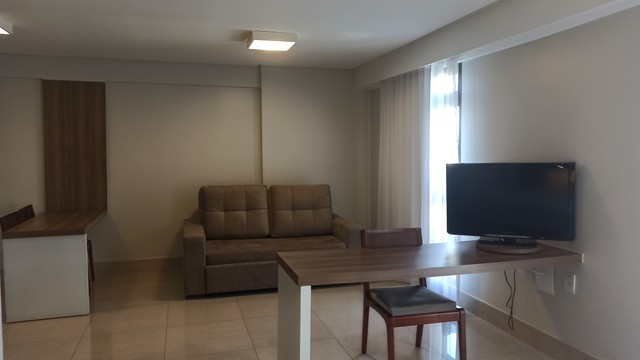 Apartamento 1 quarto mobiliado no Golden Tulip Setor Oeste - Goiânia - GO - Foto 4