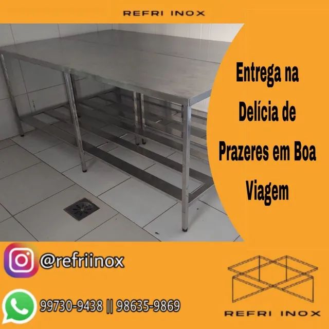 Coifa de inox pia de inox mesa de inox  - Foto 4