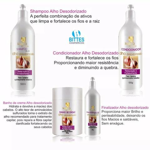 Força é Restauração Capilar Kit Alho + Queratina - Foto 3