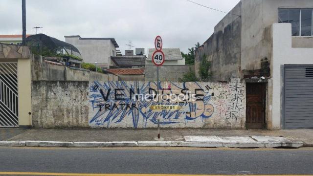 Terreno à venda, 209 m² por r$ 510.000,00 - cerâmica - são caetano do sul/sp