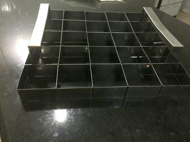 Cortador de brownie/bolo inox