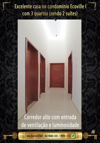 Casa com 3 quartos sendo 2 suítes no Ecoville, alta qualidade, aceita financiamento - Foto 6
