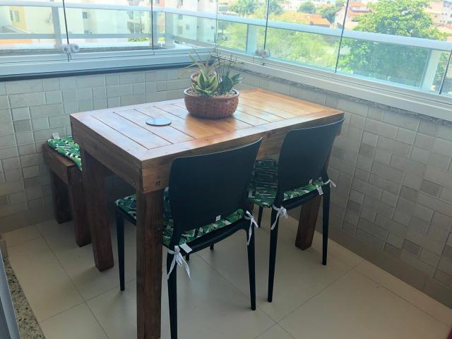 Mesa Rustica em Madeira Maciça - Foto 5