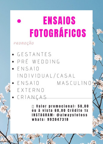 Ensaio fotográfico (geral)