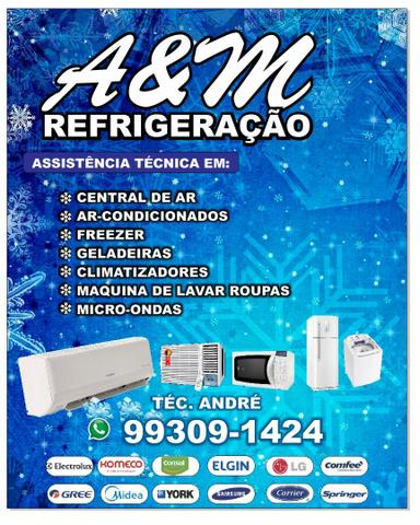 Consertamos geladeira freezer e central, tec. andré - Foto 2