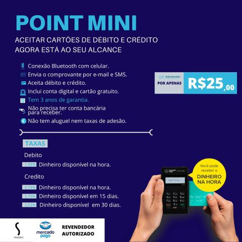 Point Mini maquininha de cartão - Foto 2