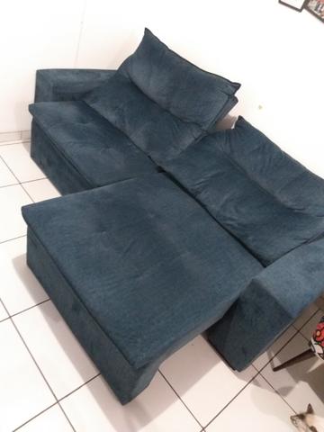 Sofa 3 lugares retrátil e reclinável
