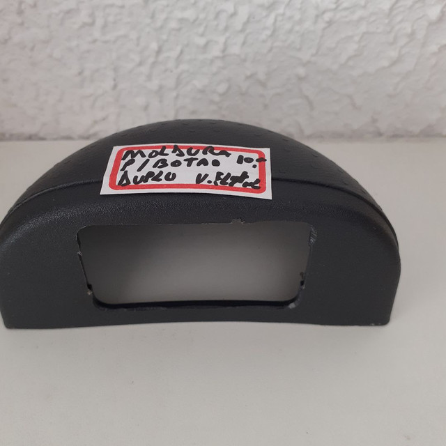 Moldura para botão duplo para vidro elétrico novo 