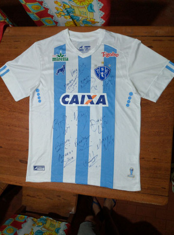 Vendo Camisa do Paysandu AUTOGRAFADA. Tamanho G (Temporada 2018)