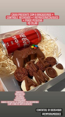 Barcas de chocolate| caixa de presente doce e caixas surpresas