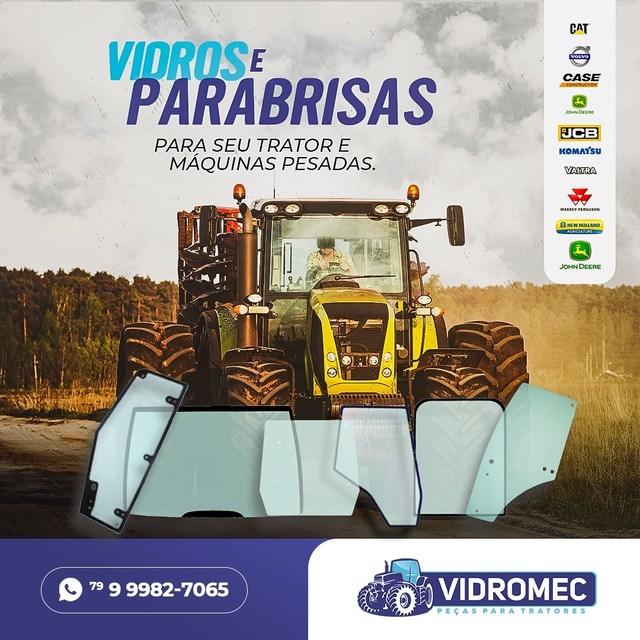 Parabrisas e Vidros para Tratores  - Foto 5