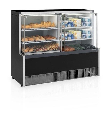 Vitrine gelopar quente e fria pronta entrega