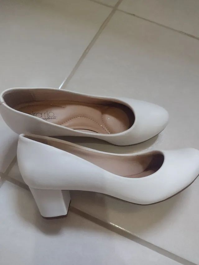 Sapato branco Beira Rio 