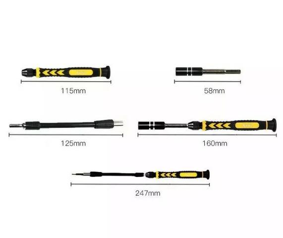 (NOVO) Kit Jogo De Chaves 38 In 1 Ferramentas Celular Tools