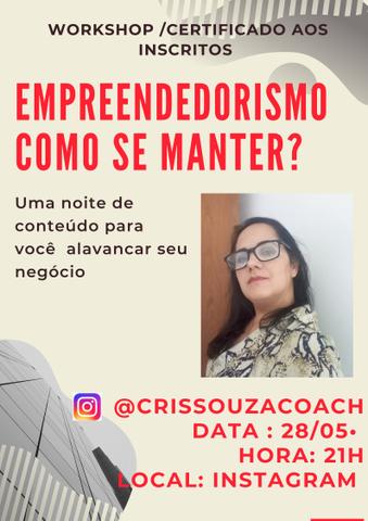 Workshop Gratuito p Empreendedores