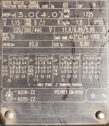 Motor eletrico Weg 4cv - Foto 2