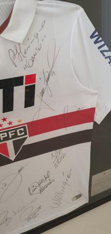Camisa Autografada Emoldurada SPFC 2013 - Foto 3