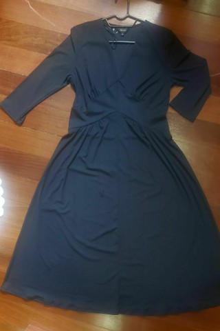 Vestido Midi preto NOVO