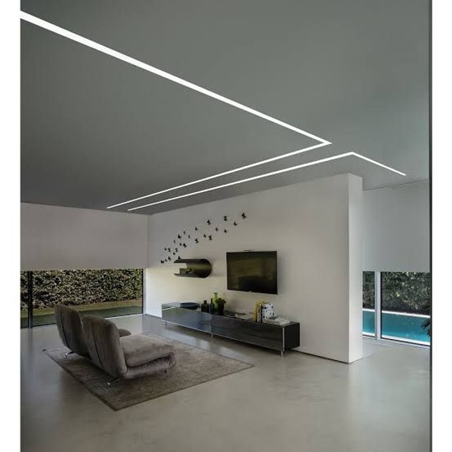Perfil Embutir LED 2m e 3m  - Foto 2