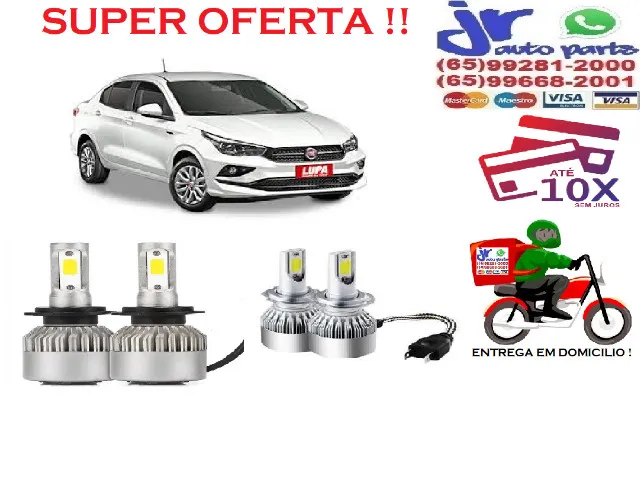 Lampada Ultra LED (baixa)Cronos 6000K 12V 24V