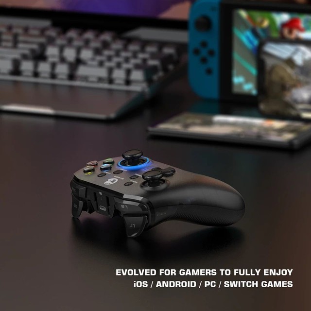 Controle para celular sem fio GameSir T4 preto - Foto 3