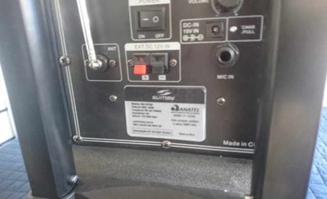 Caixa de Som 300w RMS Infinity Sumay com Bateria Viciada com Microfone sem Fio - Foto 3