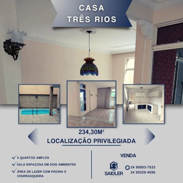 Casa no centro de Três Rios RJ 