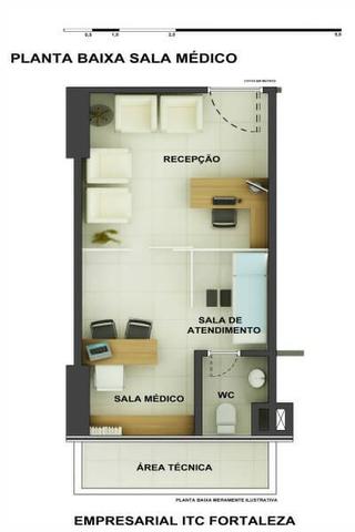 Sala Comercial 28,20m² com vaga no ITC Rio Mar - Foto 14