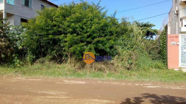 Terreno à venda, 448 m² por r$ 210.000,00 - verdes mares - rio das ostras/rj