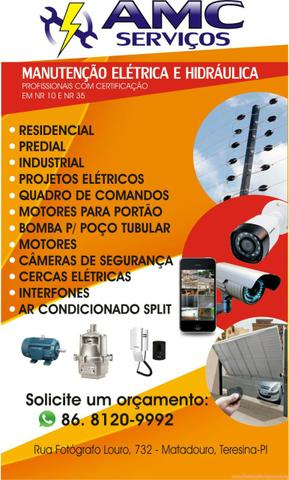 Serviços elétrico e hidráulico