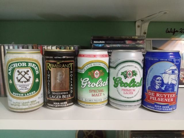 Lote Coleção de Latas Cervejas Importadas Holanda Anos 90 - Foto 3
