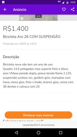 Bicicleta aro 26 - Foto 2