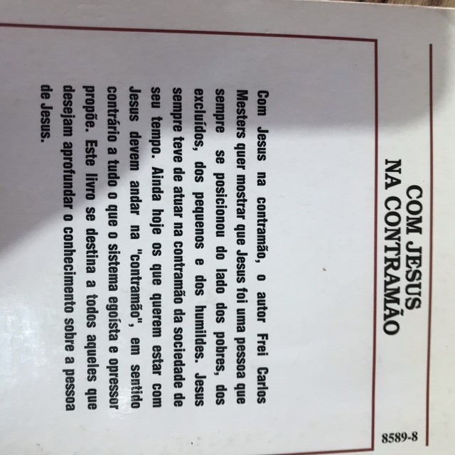Livro Com Jesus na contramão  - Foto 2