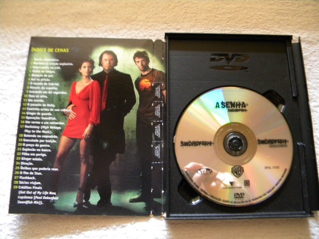  Dvd A Senha Swordfish Jonh Travolta & Hugh Jackman. - Foto 2