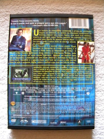 Dvd A Senha Swordfish Jonh Travolta & Hugh Jackman. - Foto 5